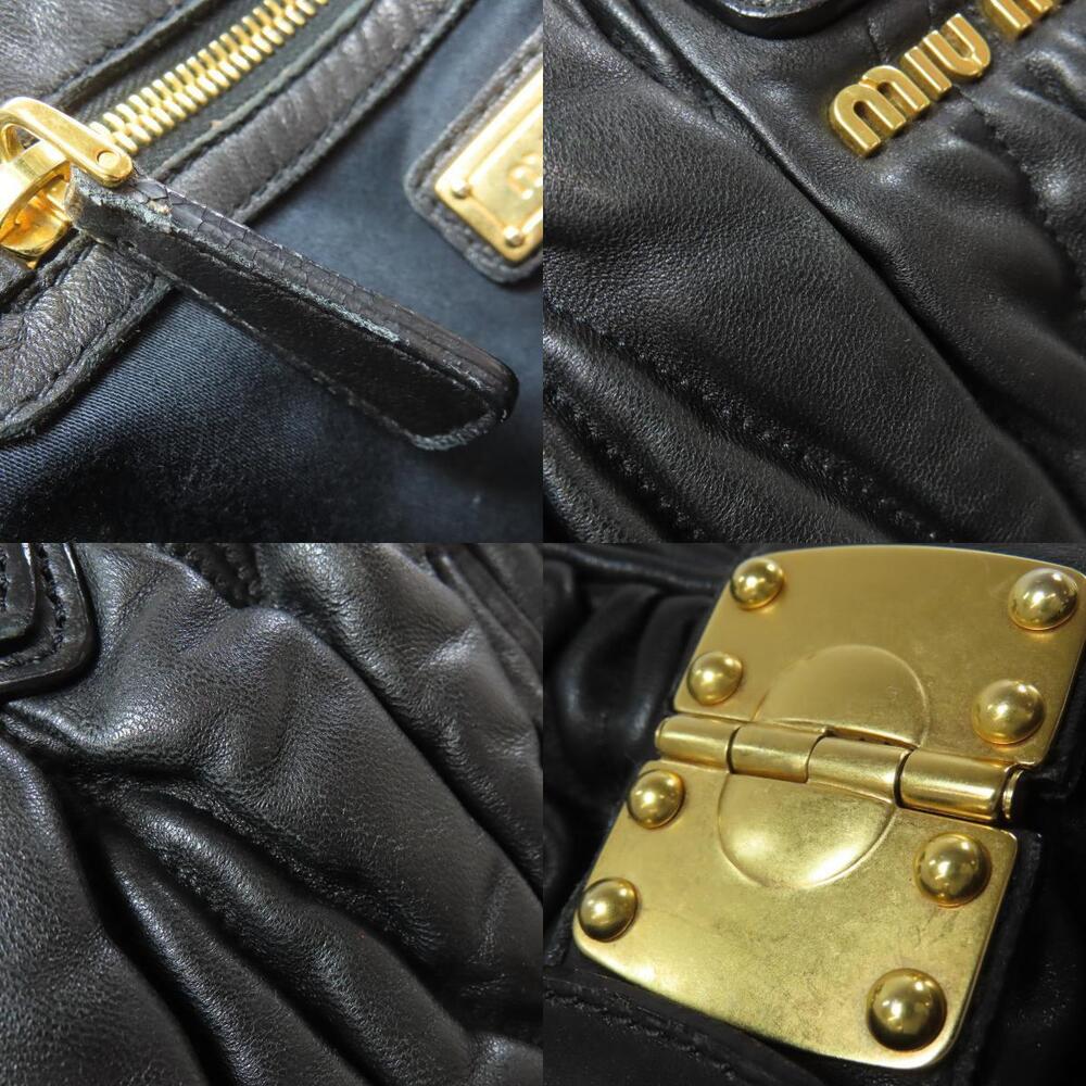 Miu MIu Matelasse Handbag Leather - Picture 7 of 11